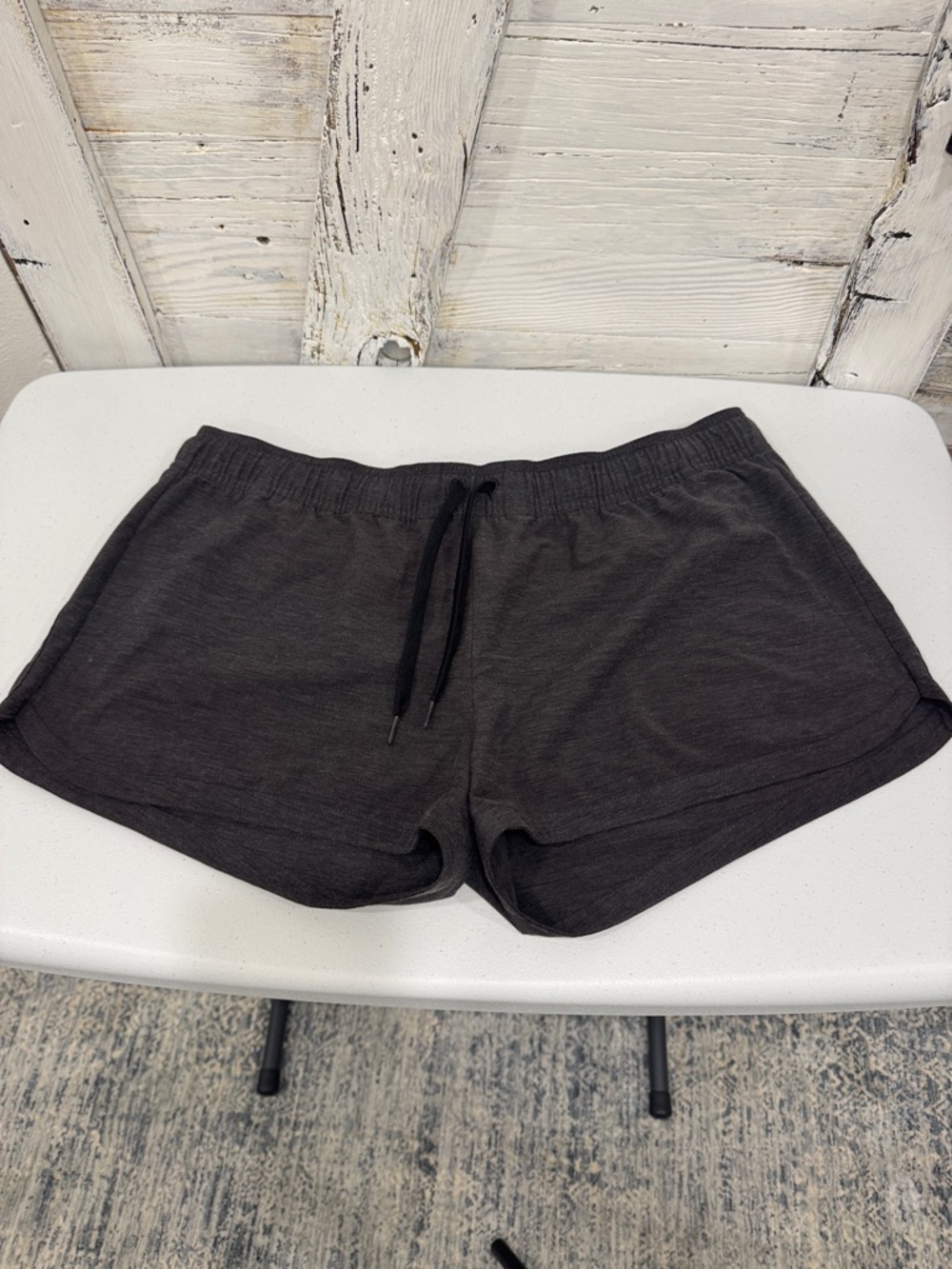 Prana Women's Charcoal Black Athletic Swim Shorts